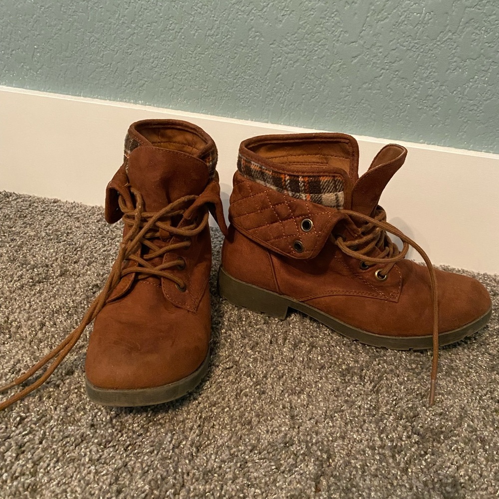 Suede booties
